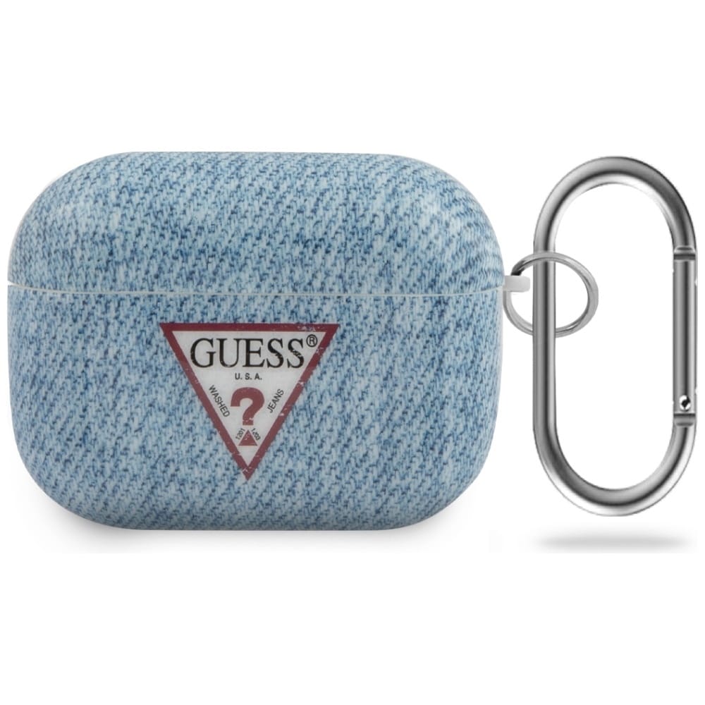Guess GUACAPTPUJULLB AirPods Pro-deksel blå/lyseblå Jeans Collection