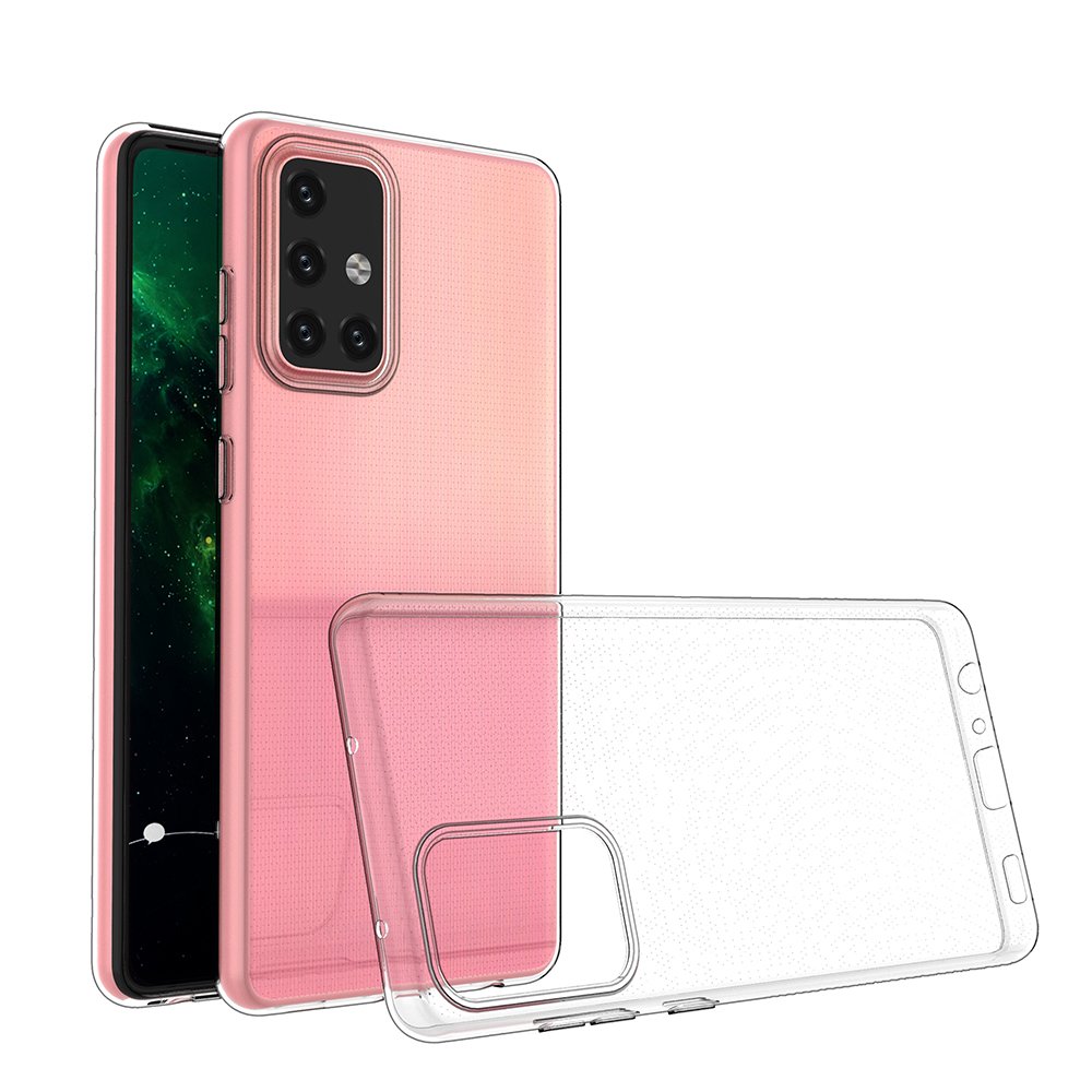 Ultraklart 0,5 mm gel TPU-deksel for Samsung Galaxy A72 4G gjennomsiktig