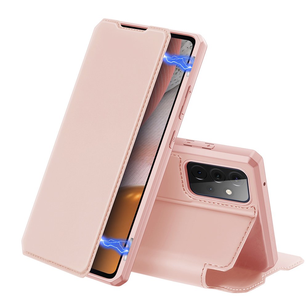 DUX DUCIS Skin X Bookcase-etui for Samsung Galaxy A72 4G rosa