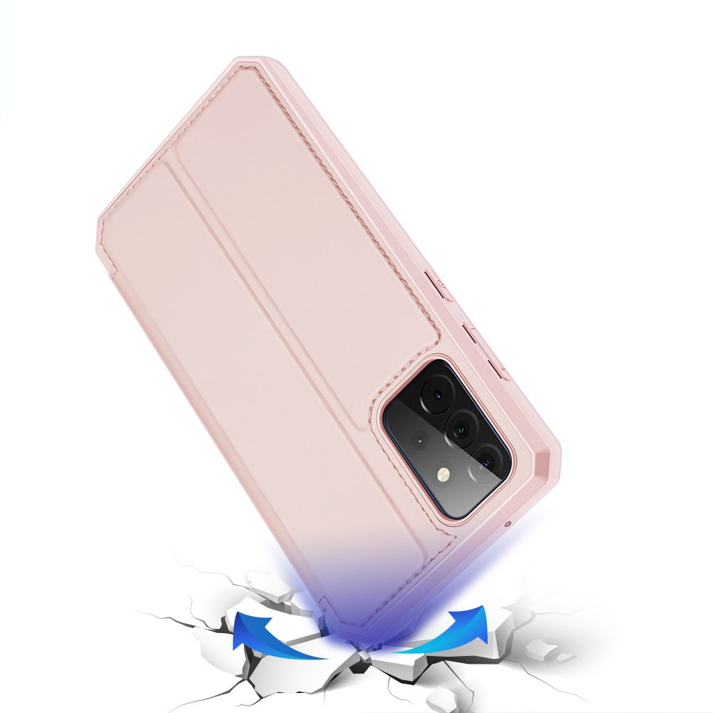 DUX DUCIS Skin X Bookcase-etui for Samsung Galaxy A72 4G rosa
