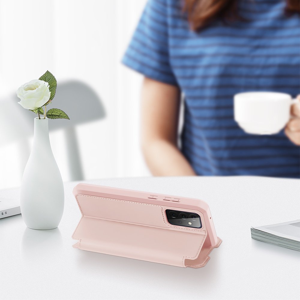 DUX DUCIS Skin X Bookcase-etui for Samsung Galaxy A72 4G rosa