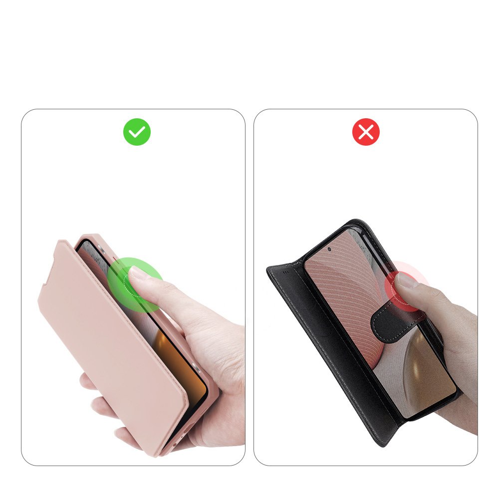 DUX DUCIS Skin X Bookcase-etui for Samsung Galaxy A72 4G rosa