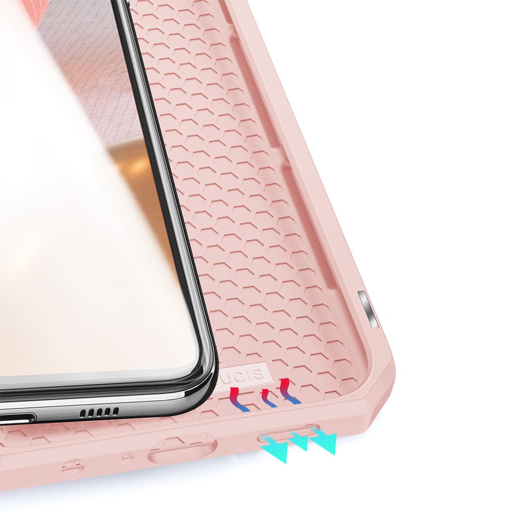 DUX DUCIS Skin X Bookcase-etui for Samsung Galaxy A72 4G rosa