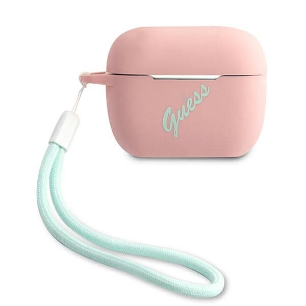 Guess GUACAPLSVSPG AirPods Pro-deksel rosegrønn/rosa grønn Silikon Vintage