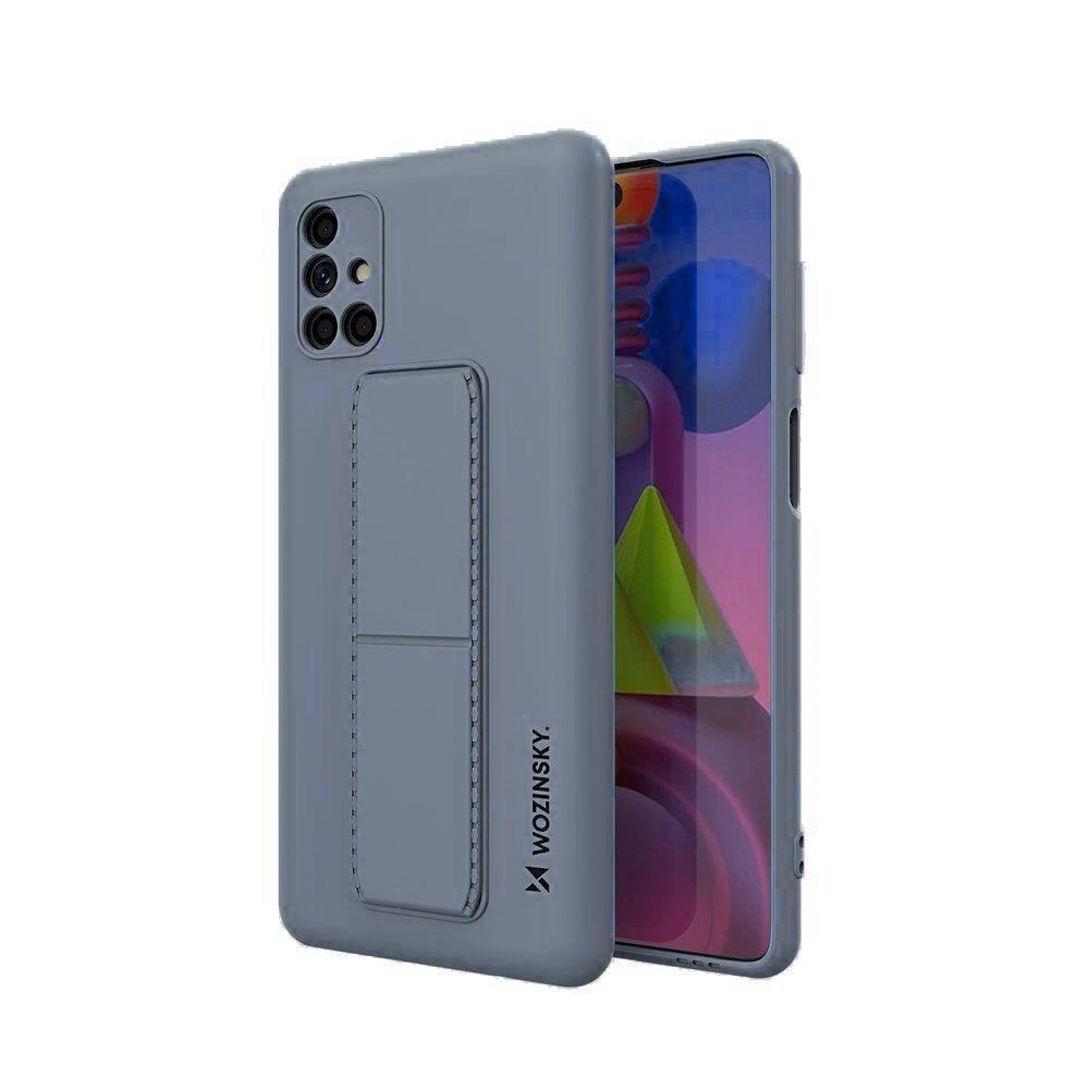 Wozinsky Kickstand Case silikon etui med stativ for Samsung Galaxy M51 blå