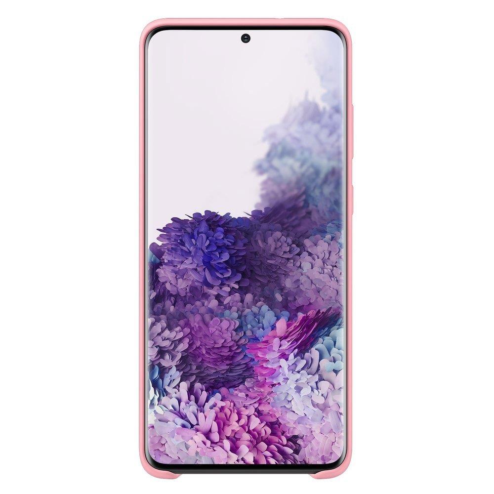Silikonetui Mykt, fleksibelt gummideksel for Samsung Galaxy A72 4G rosa