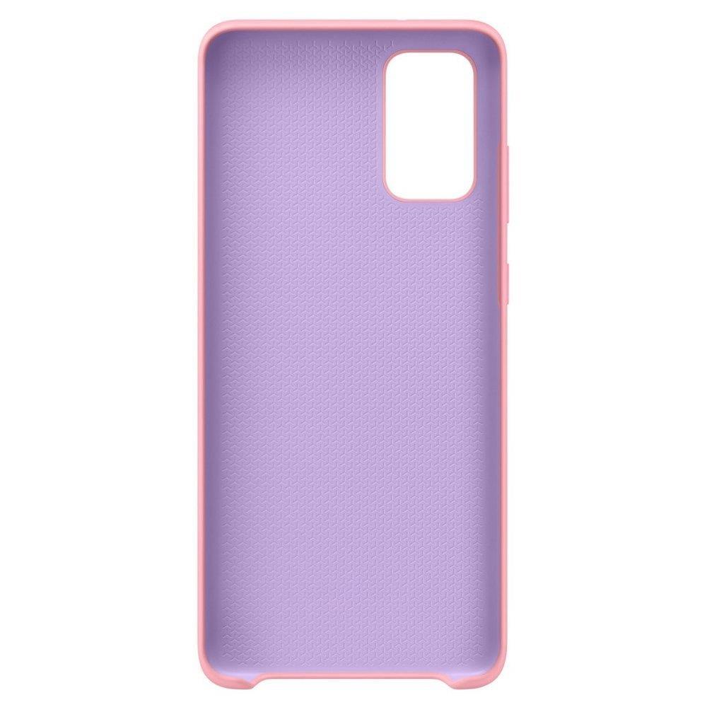 Silikonetui Mykt, fleksibelt gummideksel for Samsung Galaxy A72 4G rosa