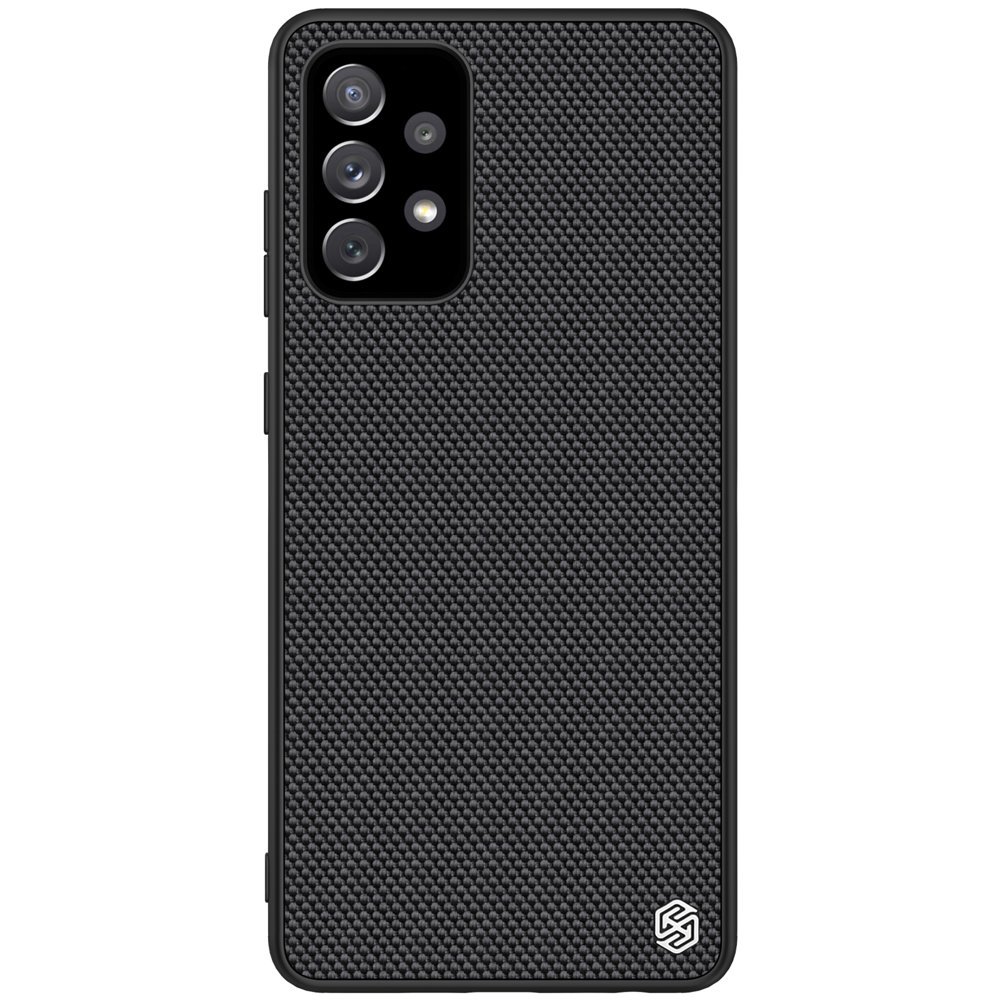 Nillkin Textured Case med gelramme och nylonrygg för Samsung Galaxy A72 4G svart