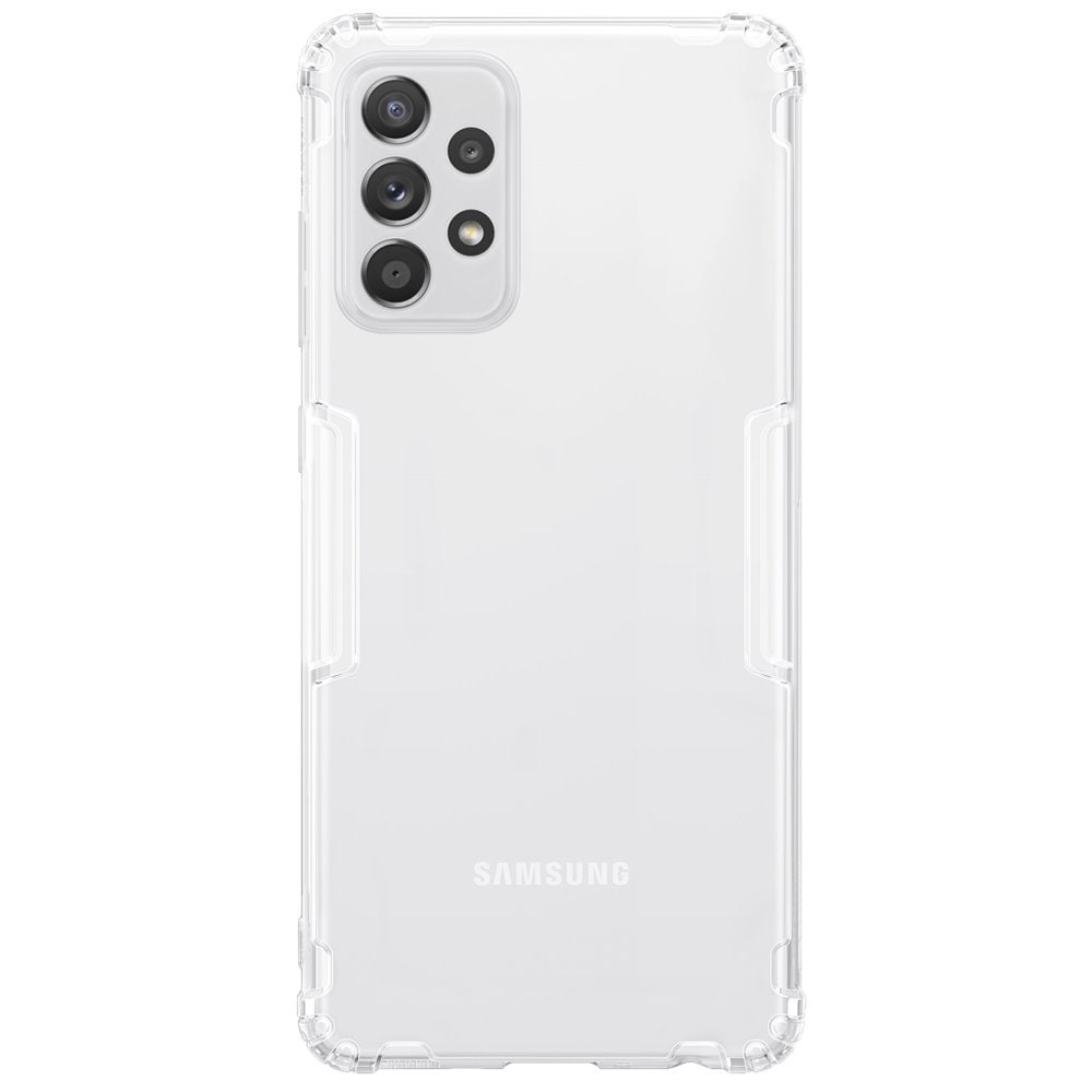 Nillkin Nature gel etui ultra slank deksel for Samsung Galaxy A72 4G gjennomsiktig