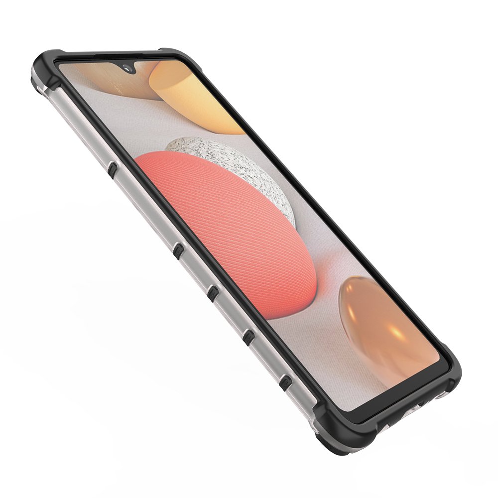 Honeycomb Case pansredeksel med TPU støtfanger for Samsung Galaxy A42 5G grønn