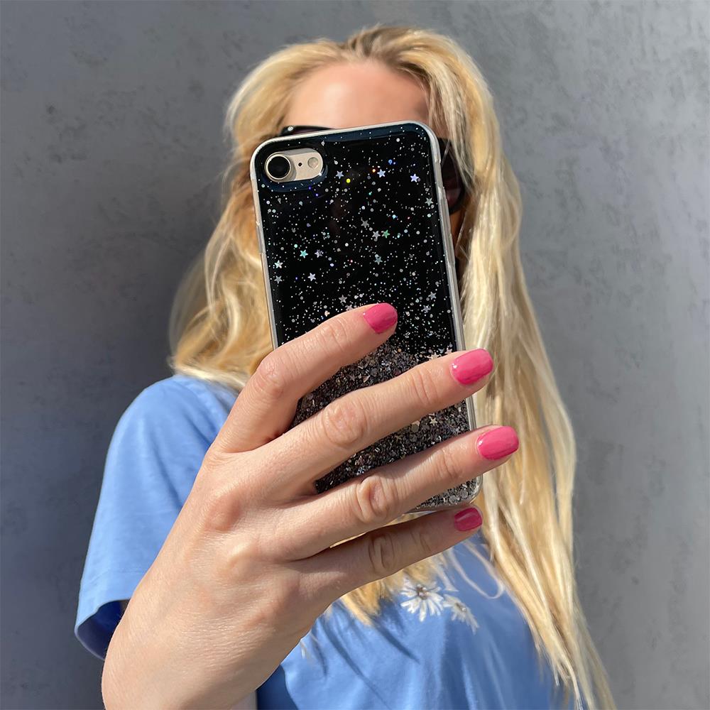 Wozinsky Star Glitter Shining Cover for Samsung Galaxy A72 4G grønn