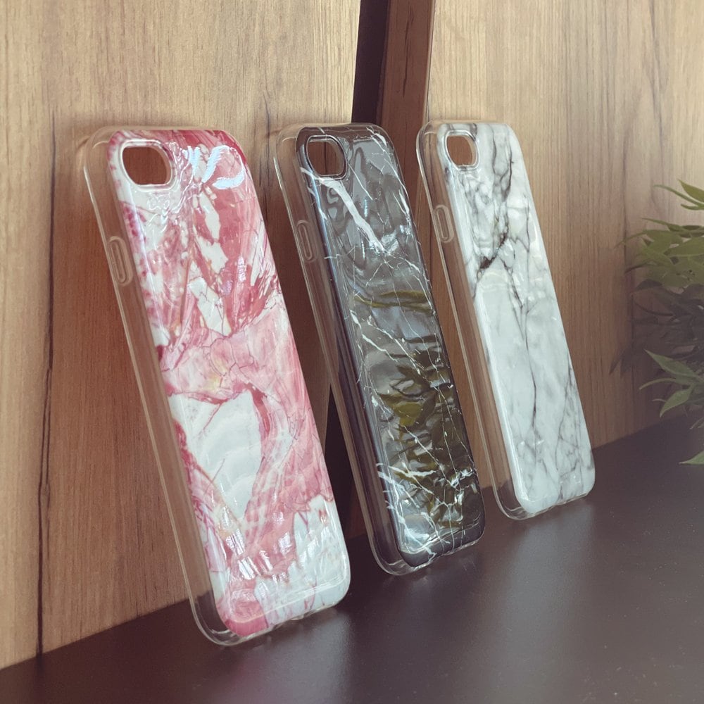Wozinsky Marmor TPU-deksel for Samsung Galaxy A02s EU rosa
