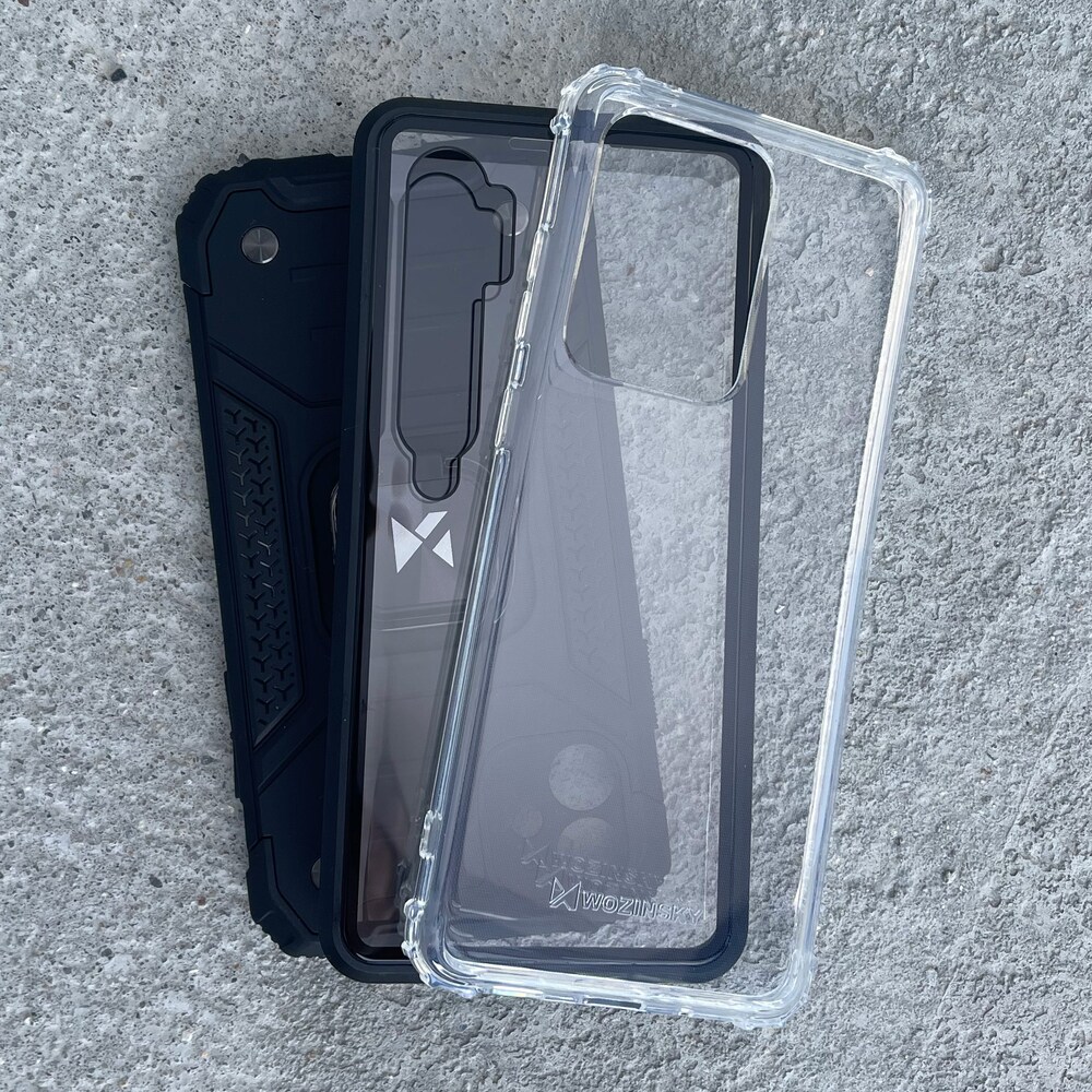 Wozinsky Anti Shock slitesterkt etui med militær beskyttelse for Samsung Galaxy A72 4G gjennomsiktig