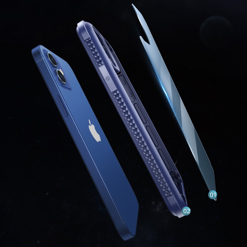 Joyroom Frigate Series slitesterkt hardt etui for iPhone 12 Pro Max grønn (JR-BP772)