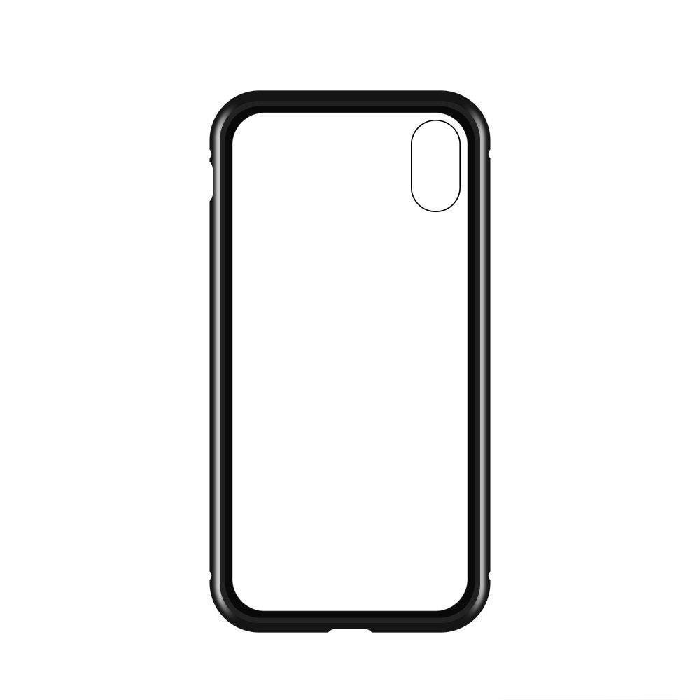 Wozinsky Fullt magnetisk deksel med glass for Samsung Galaxy A72 4G svart-gjennomsiktig