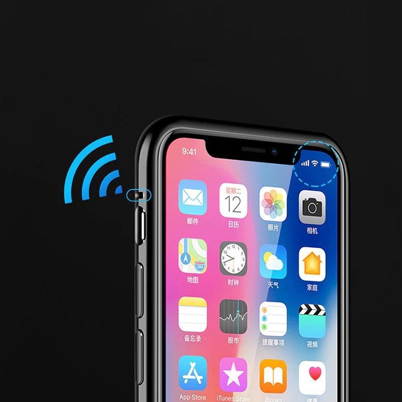 Wozinsky Fullt magnetisk deksel med glass for Samsung Galaxy A72 4G svart-gjennomsiktig
