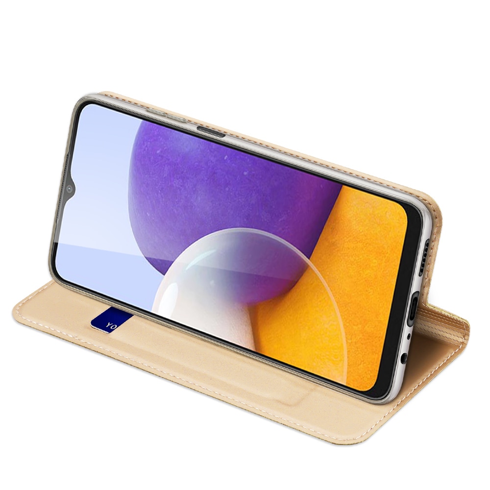 Dux Ducis Skin Pro Bookcase-etui for Samsung Galaxy A22 4G gull