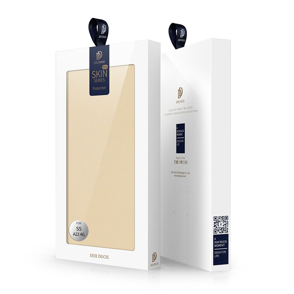 Dux Ducis Skin Pro Bookcase-etui for Samsung Galaxy A22 4G gull