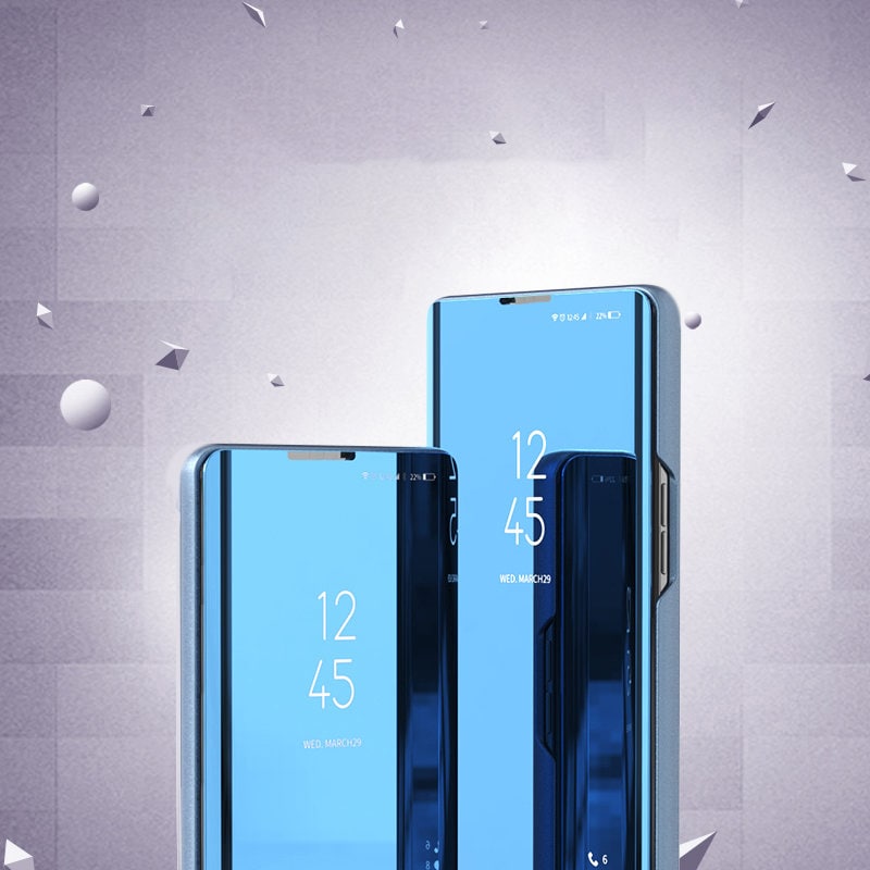 Clear View Case-deksel for Samsung Galaxy A22 4G svart
