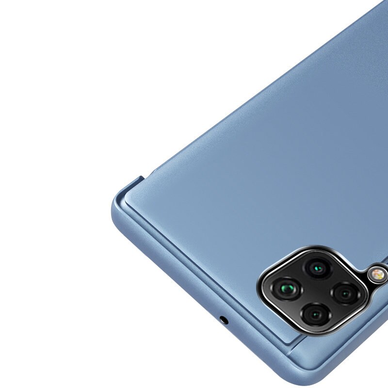 Clear View Case-deksel for Samsung Galaxy A22 4G svart