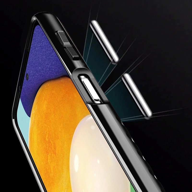 Thunder Case Fleksibelt, tøft og robust TPU-deksel for Samsung Galaxy A22 4G blå