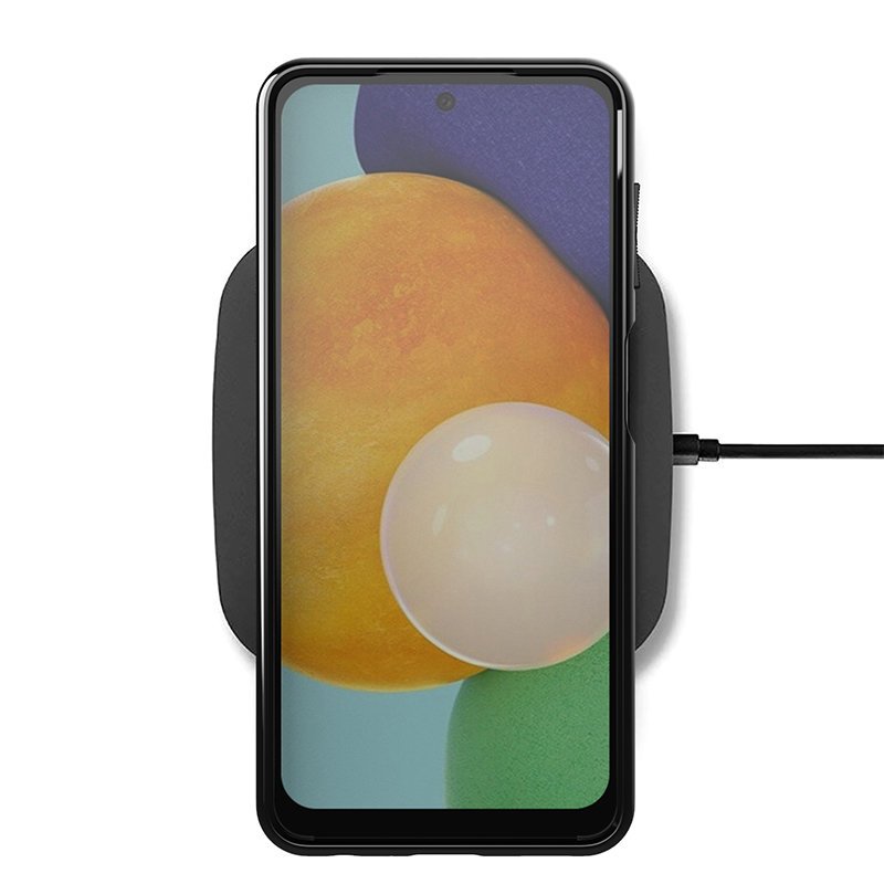 Thunder Case Fleksibelt, tøft og robust TPU-deksel for Samsung Galaxy A22 4G svart