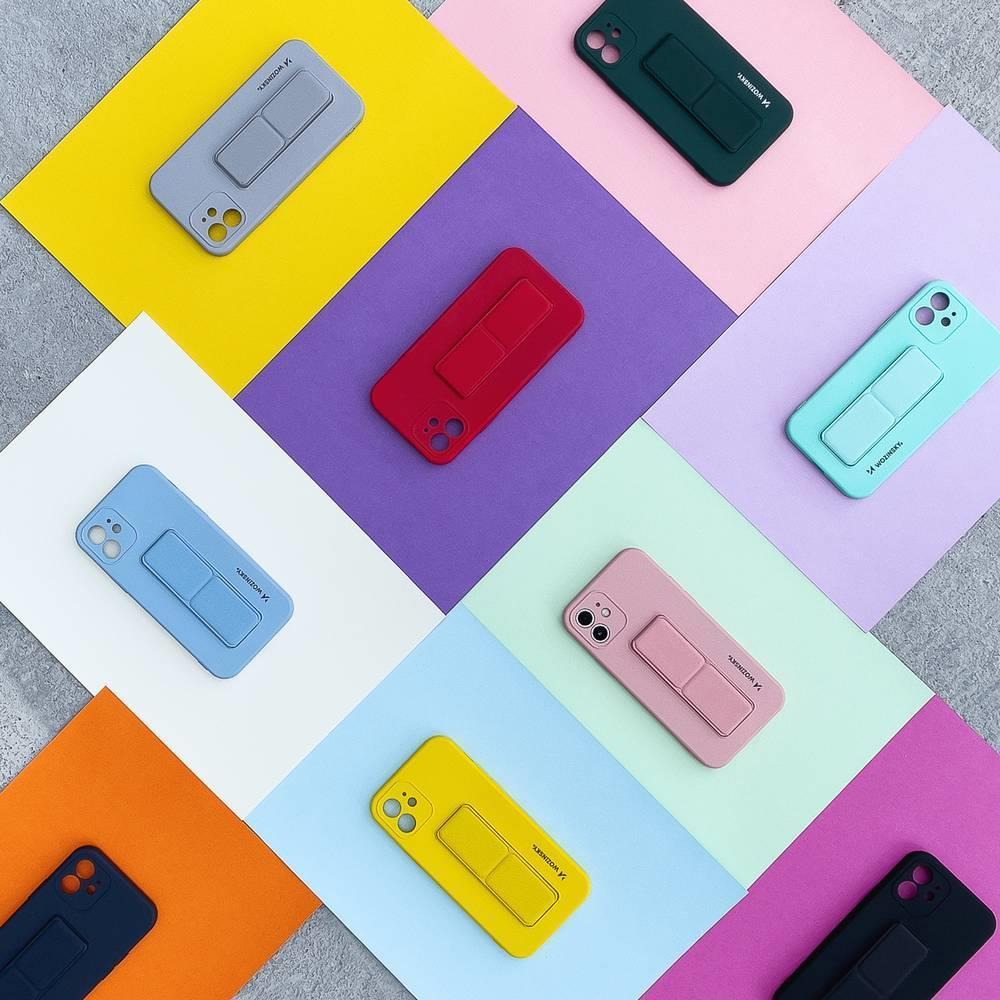 Wozinsky Kickstand Case silikon etui med stativ Samsung Galaxy A72 4G rød