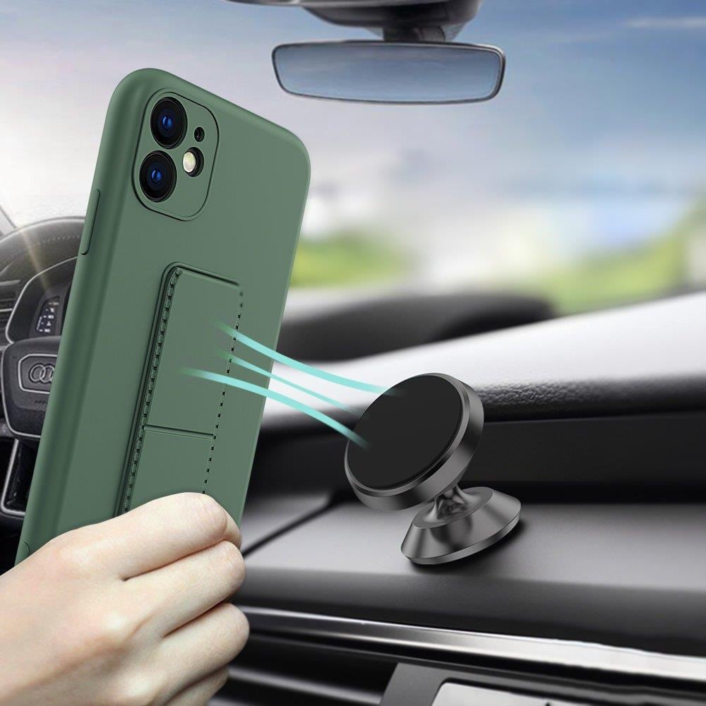 Wozinsky Kickstand Case silikon etui med stativ Samsung Galaxy A72 4G rød