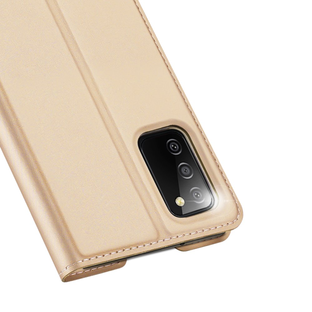 Dux Ducis Skin Pro Bookcase-etui for Samsung Galaxy A03s gylden