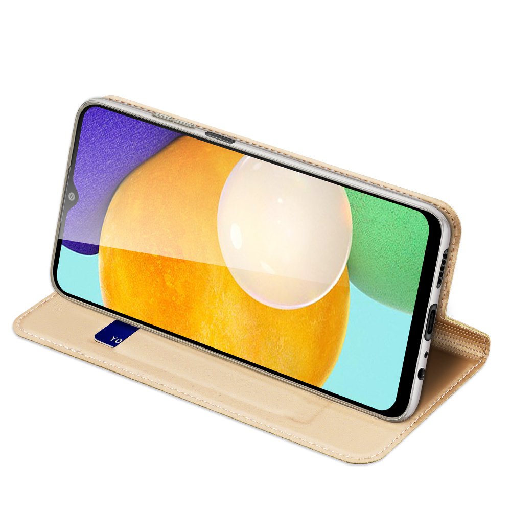Dux Ducis Skin Pro Bookcase-etui for Samsung Galaxy A03s gylden