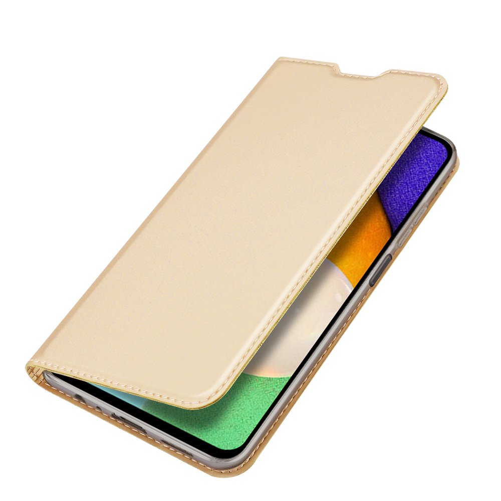 Dux Ducis Skin Pro Bookcase-etui for Samsung Galaxy A03s gylden