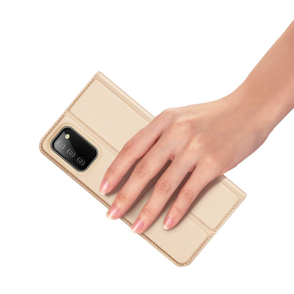 Dux Ducis Skin Pro Bookcase-etui for Samsung Galaxy A03s gylden