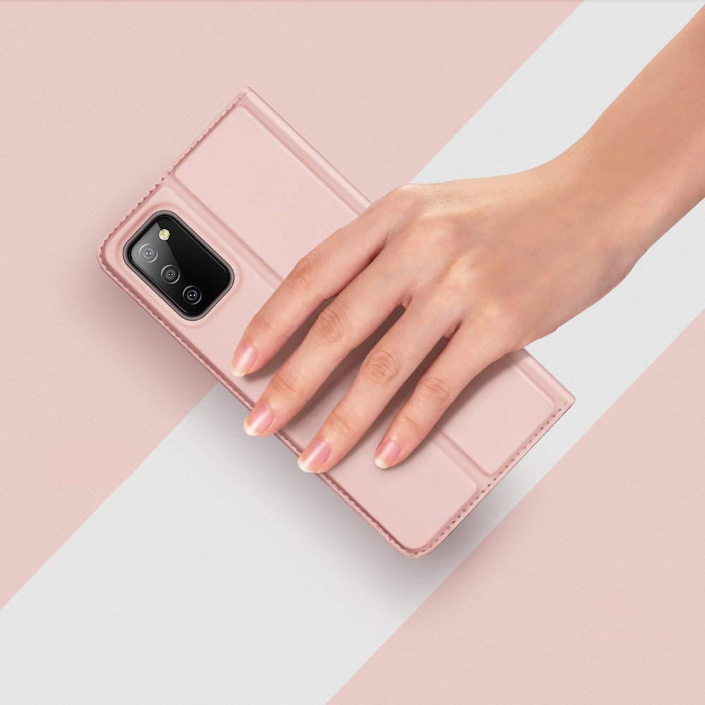 Dux Ducis Skin Pro Bookcase-etui for Samsung Galaxy A03s rosa