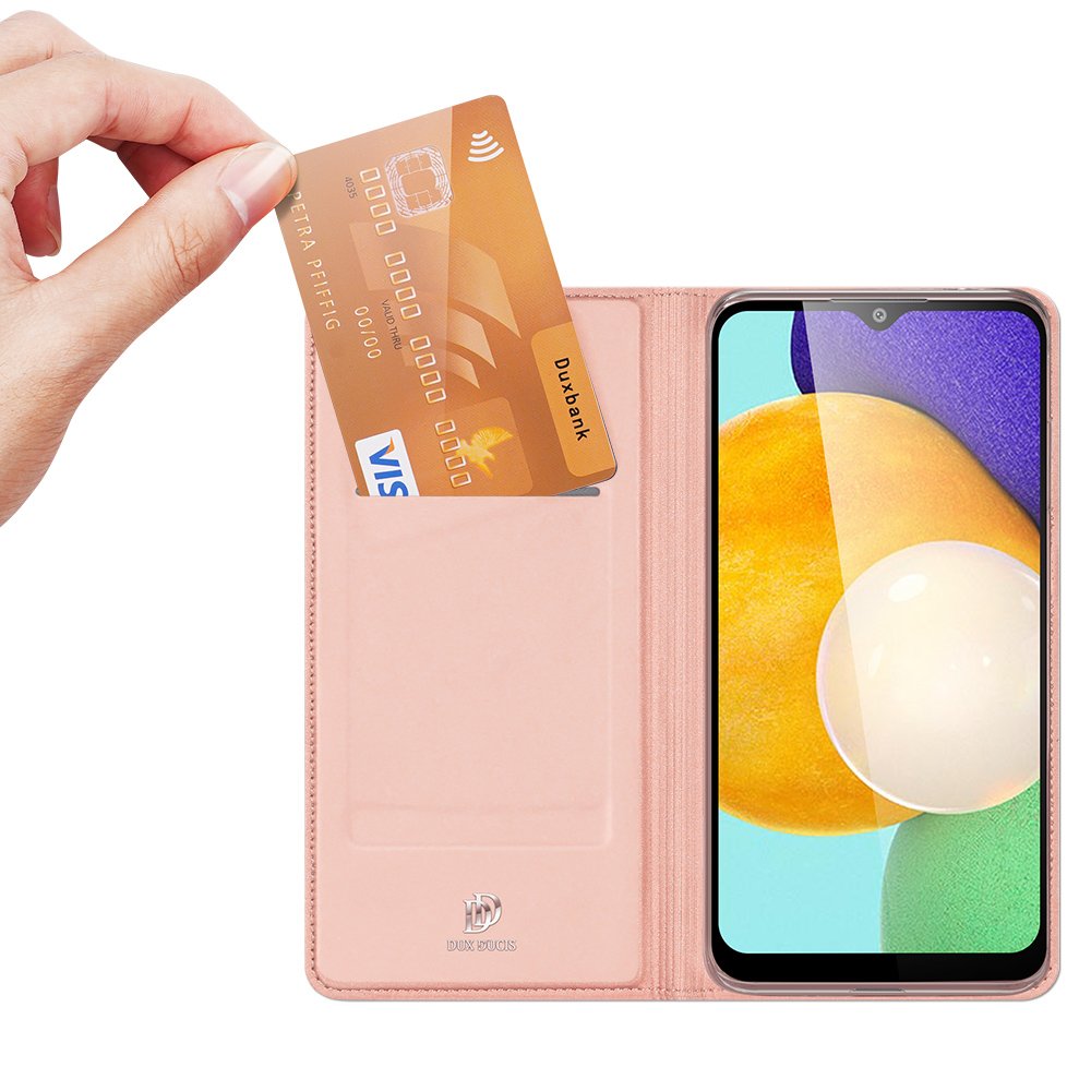 Dux Ducis Skin Pro Bookcase-etui for Samsung Galaxy A03s rosa