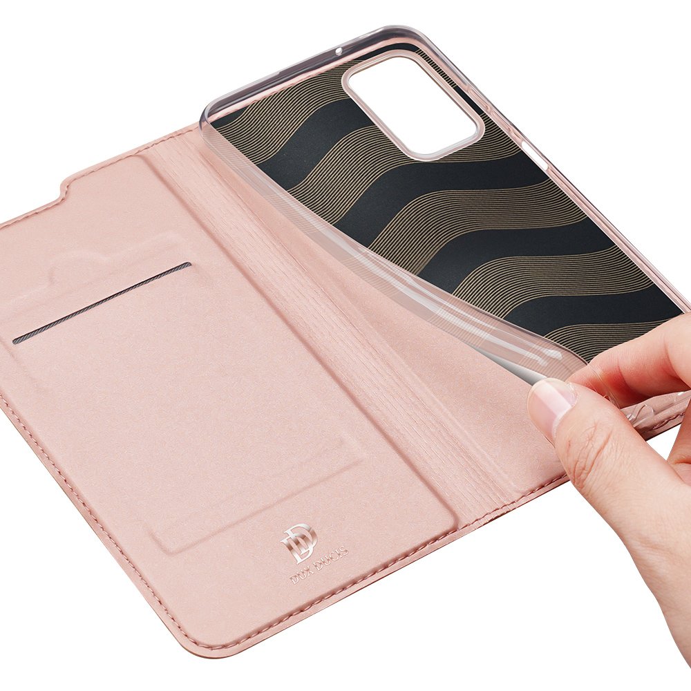 Dux Ducis Skin Pro Bookcase-etui for Samsung Galaxy A03s rosa