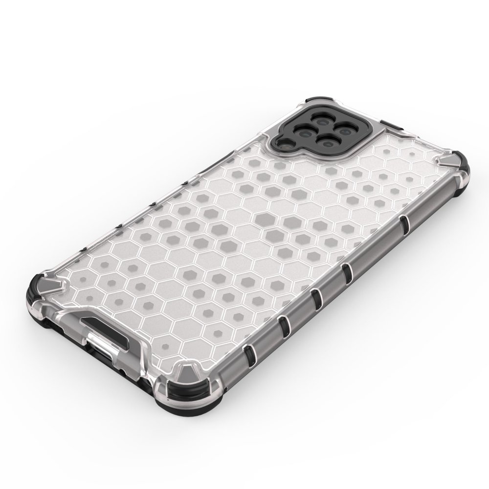 Honeycomb Case pansredeksel med TPU støtfanger for Samsung Galaxy A22 4G blå