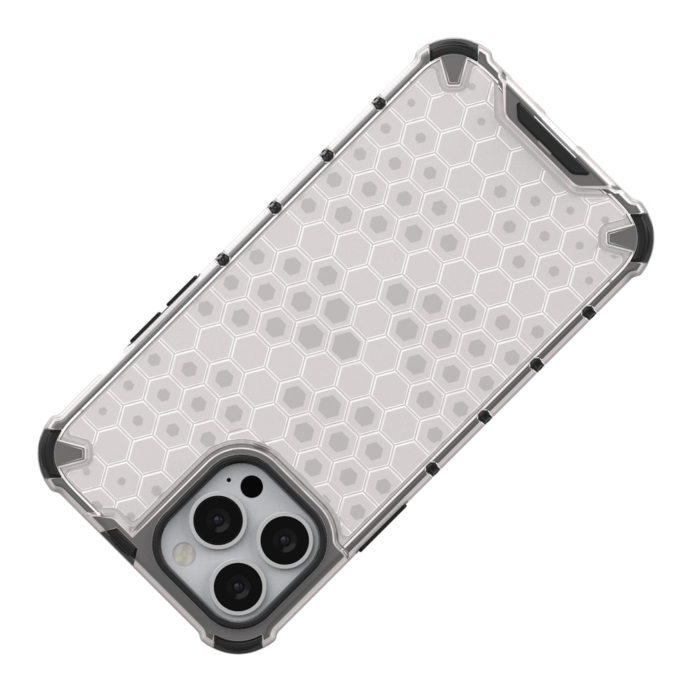 Honeycomb Case pansredeksel med TPU støtfanger for iPhone 13 Pro Max grønn