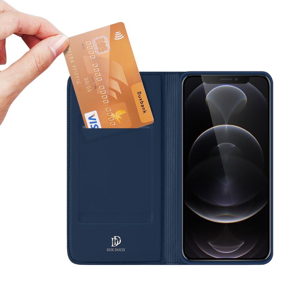 Dux Ducis Skin Pro bokhylleveske for iPhone 13 Pro blå