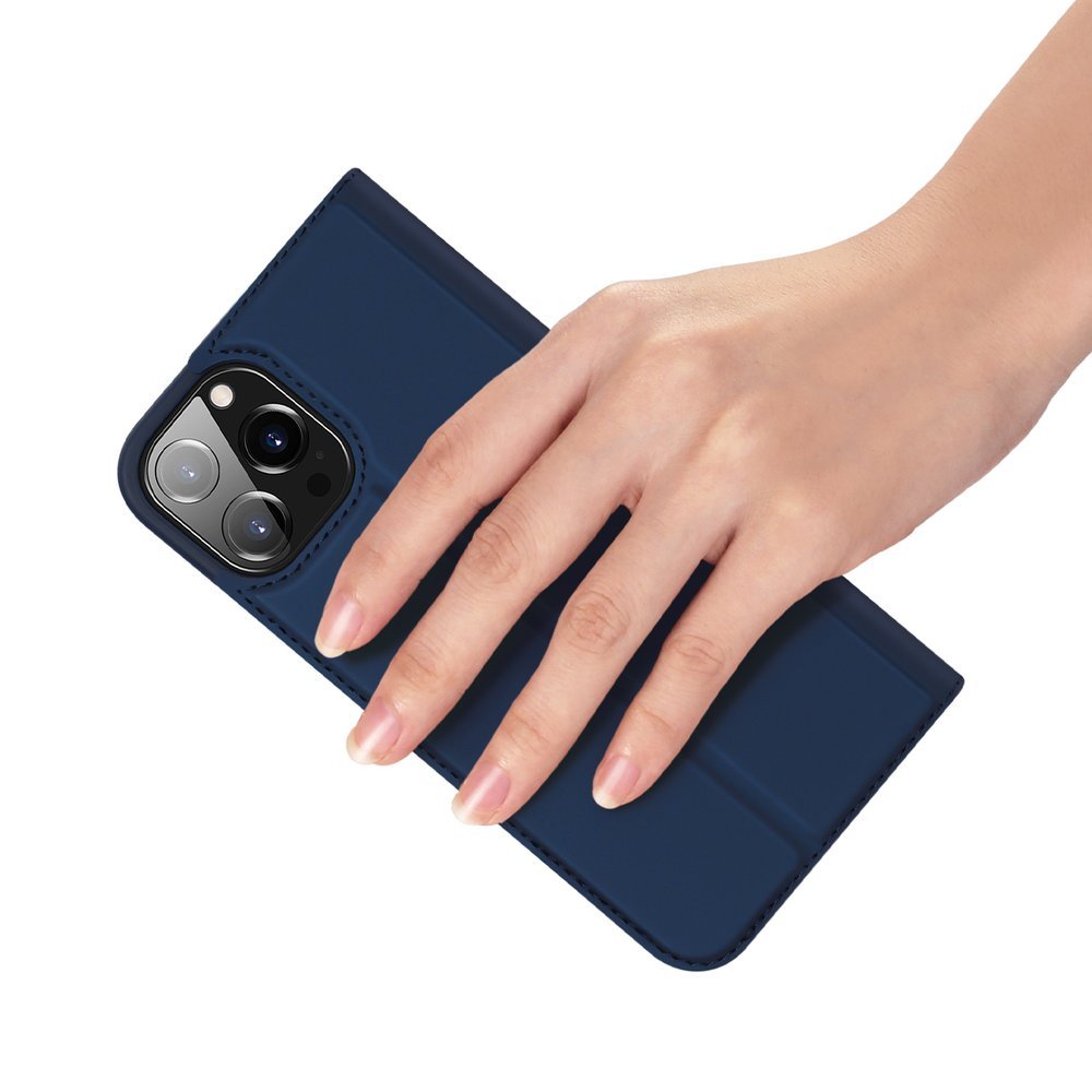 Dux Ducis Skin Pro bokhylleveske for iPhone 13 Pro blå