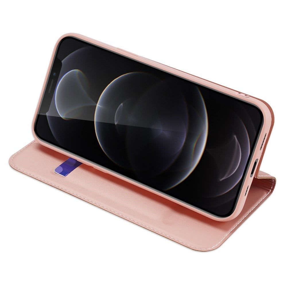 Dux Ducis Skin Pro bokhylleveske for iPhone 13 Pro rosa