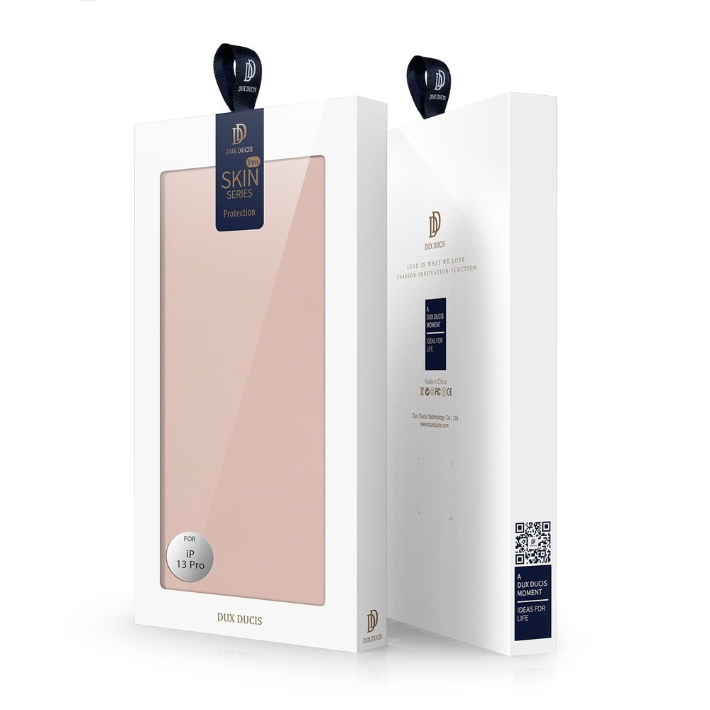 Dux Ducis Skin Pro bokhylleveske for iPhone 13 Pro rosa