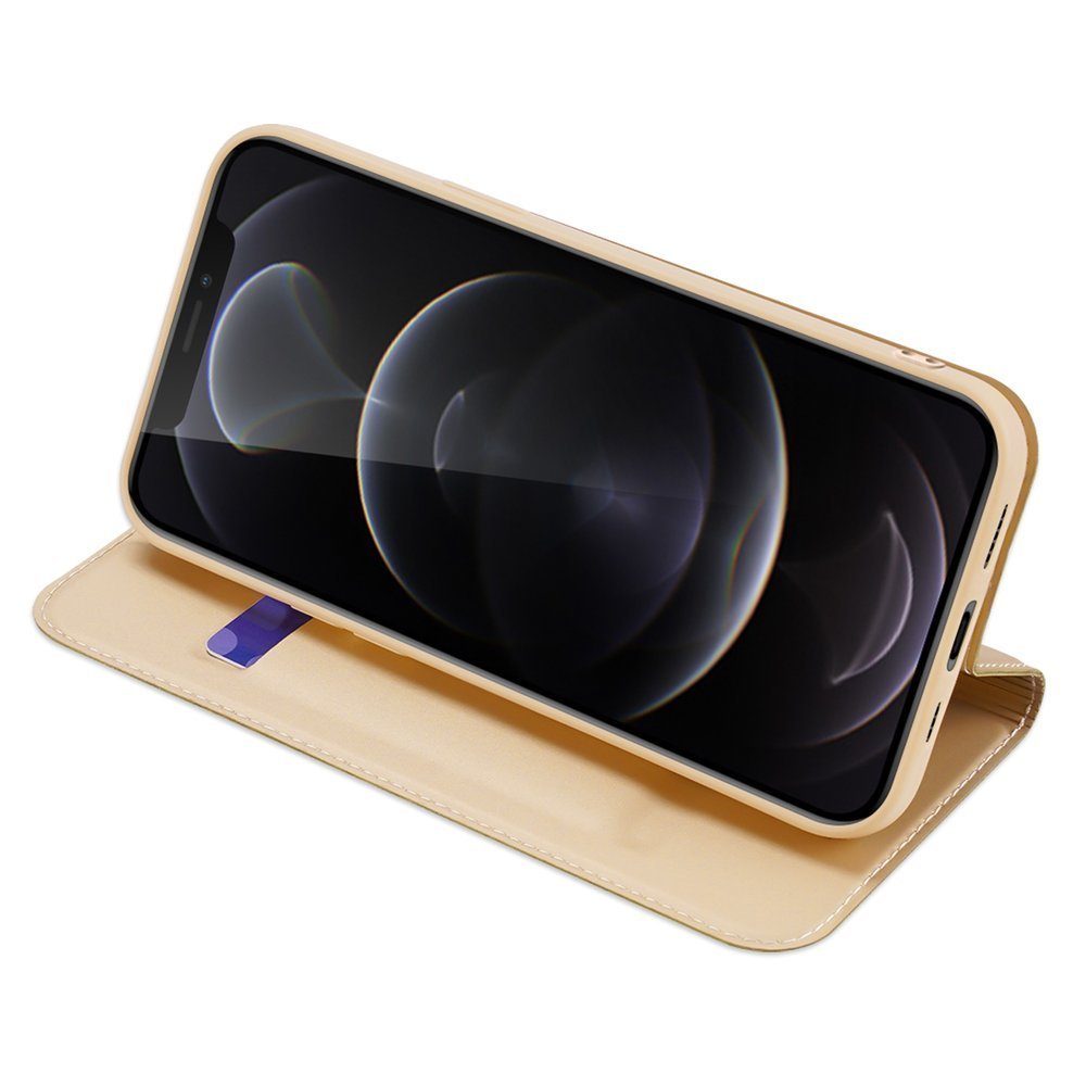Dux Ducis Skin Pro bokhylleveske for iPhone 13 Pro golden