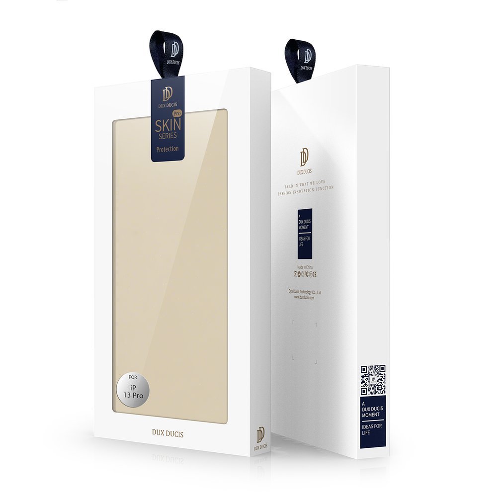 Dux Ducis Skin Pro bokhylleveske for iPhone 13 Pro golden