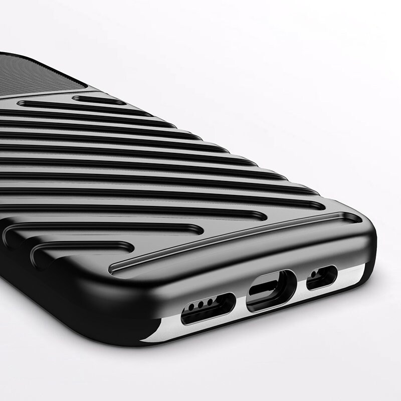 Thunder Case fleksibelt, robust TPU-deksel for iPhone 13 mini blå