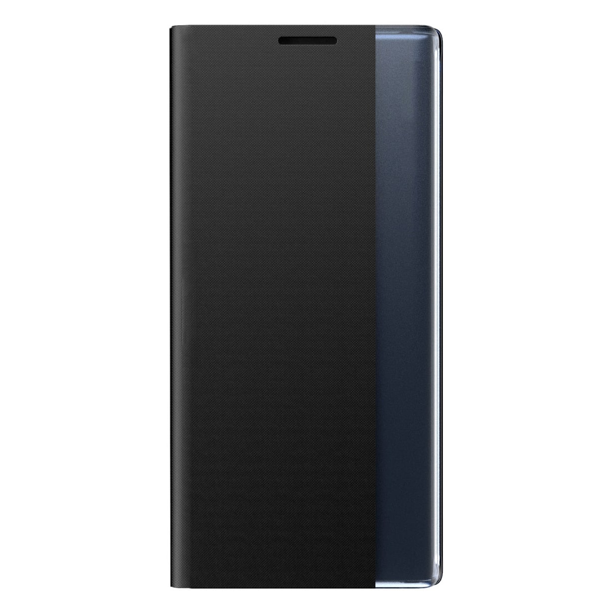 Sleep Case Bookcase-etui med smart vindu for iPhone 13 Pro svart