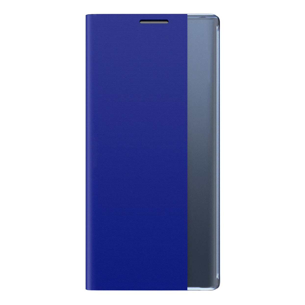 Sleep Case Bookcase-etui med smart vindu for iPhone 13 Pro blå