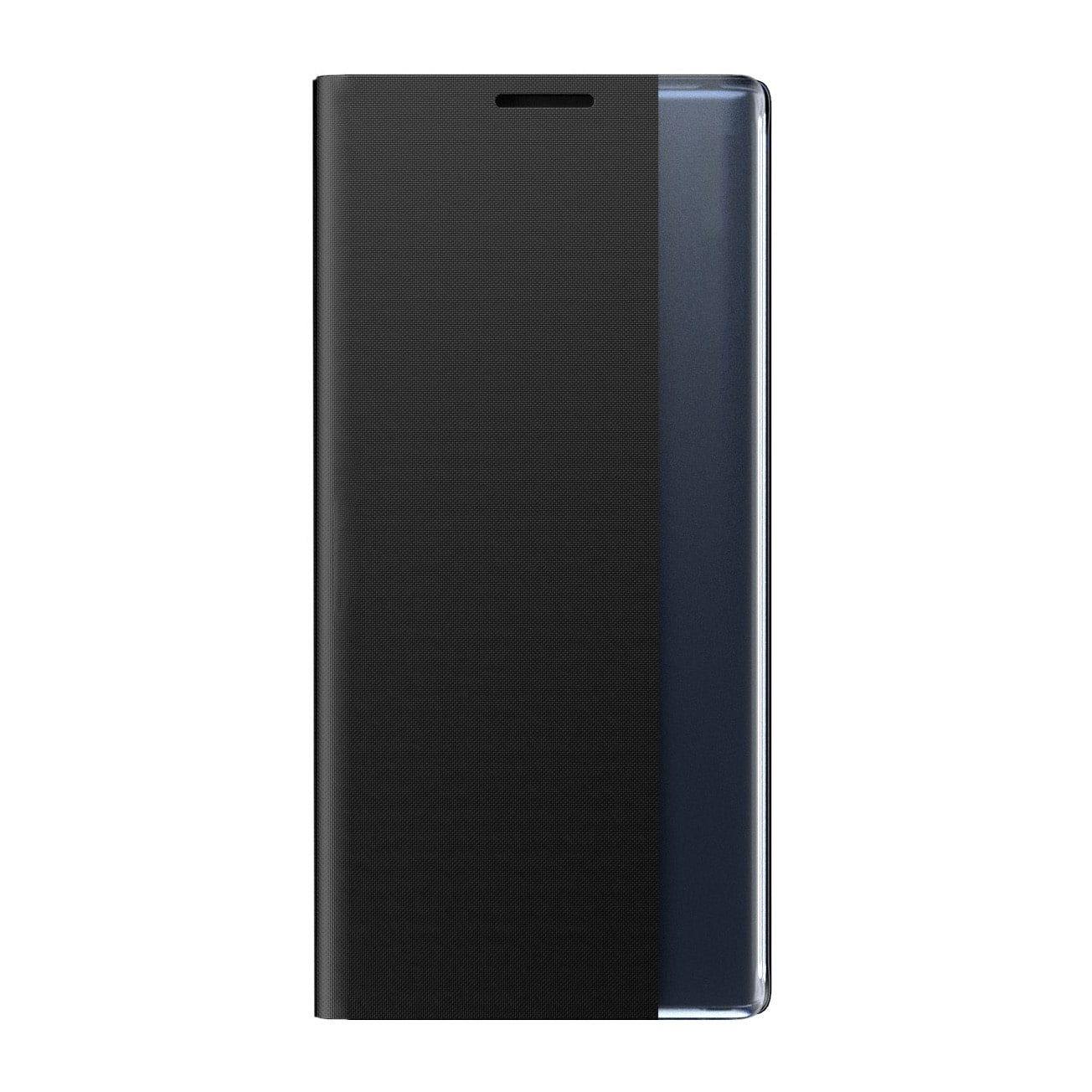 Sleep Case Bookcase Bookcase Type Case med smart vindu for iPhone 13 mini svart