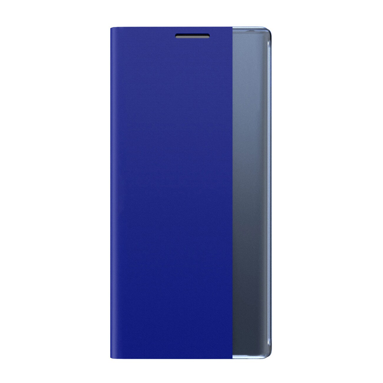 Sleep Case Bookcase Bookcase Type Case med smart vindu for iPhone 13 mini blå