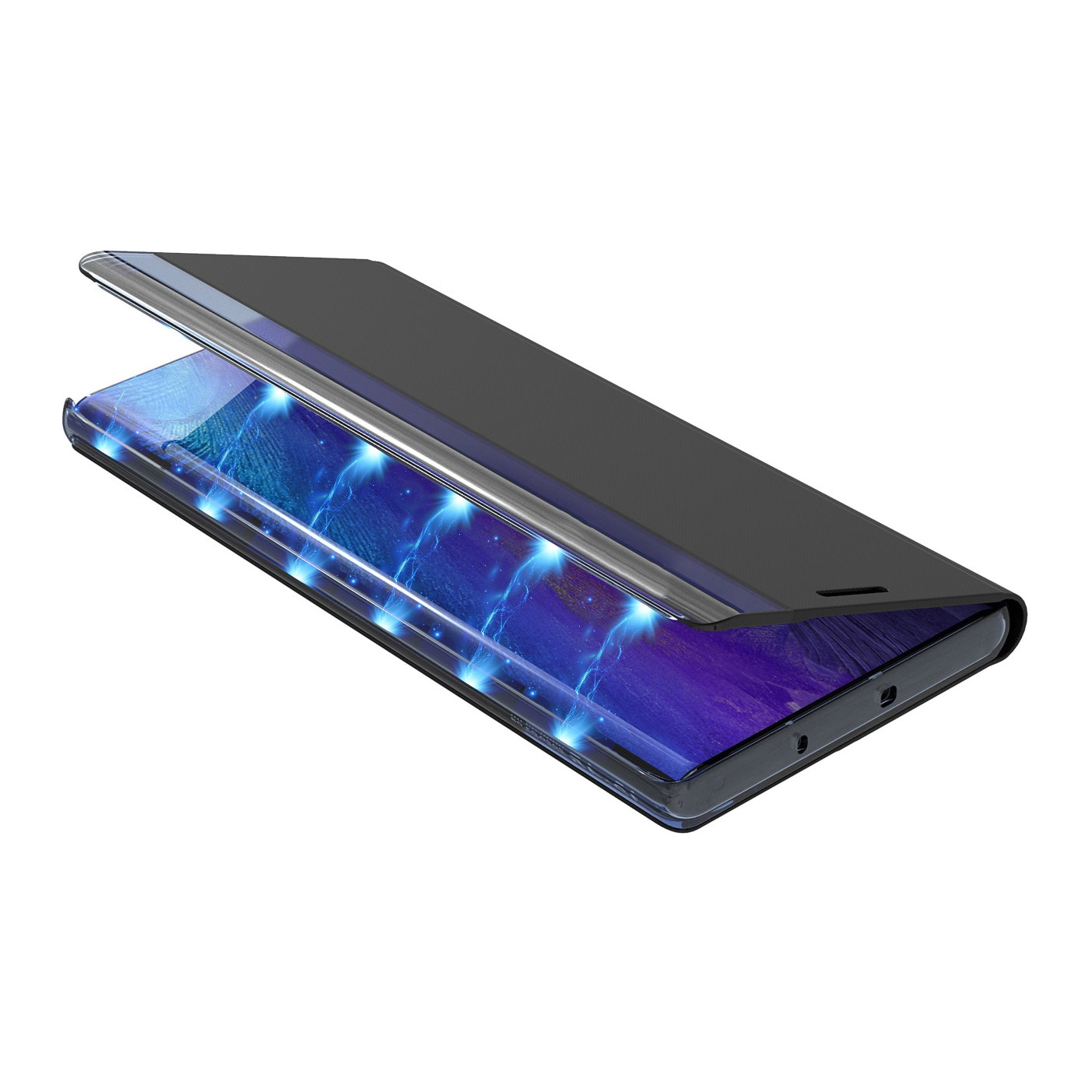 Sleep Case Bookcase Bookcase Type Case med smart vindu for iPhone 13 mini rosa