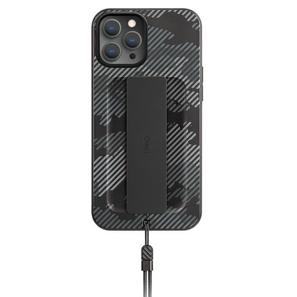 Uniq Heldro-etui for iPhone 12 / iPhone 12 Pro - svart kamuflasje